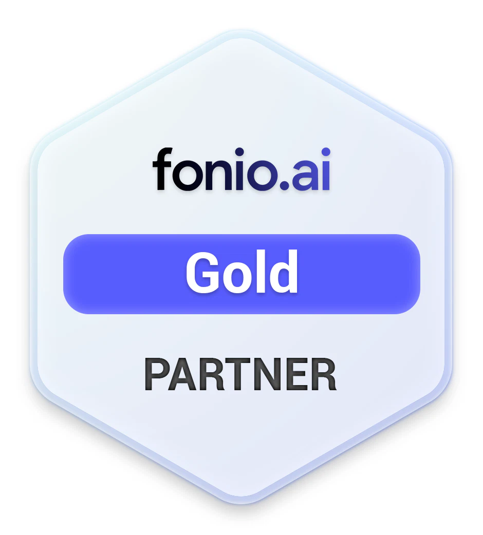 fonio.ai Gold Partner Badge